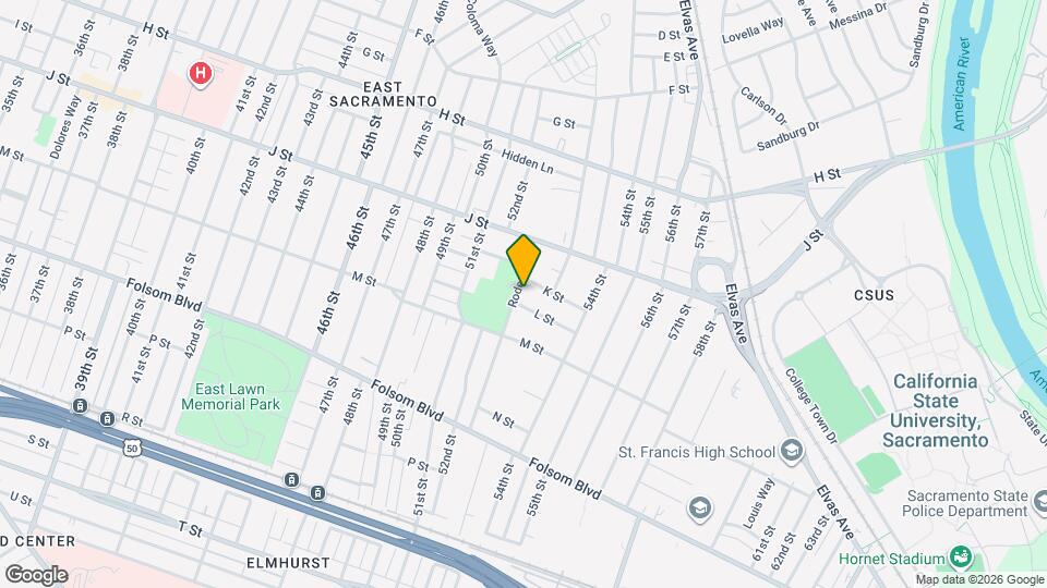 1127 Rodeo Way Map and Location Details