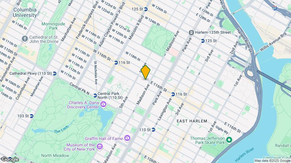 20 E 116th St Mapa y Detalles de la Ubicación