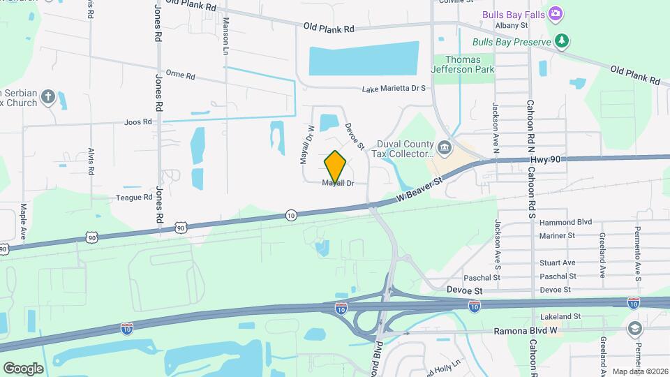 8564 Mayall Dr Map and Location Details