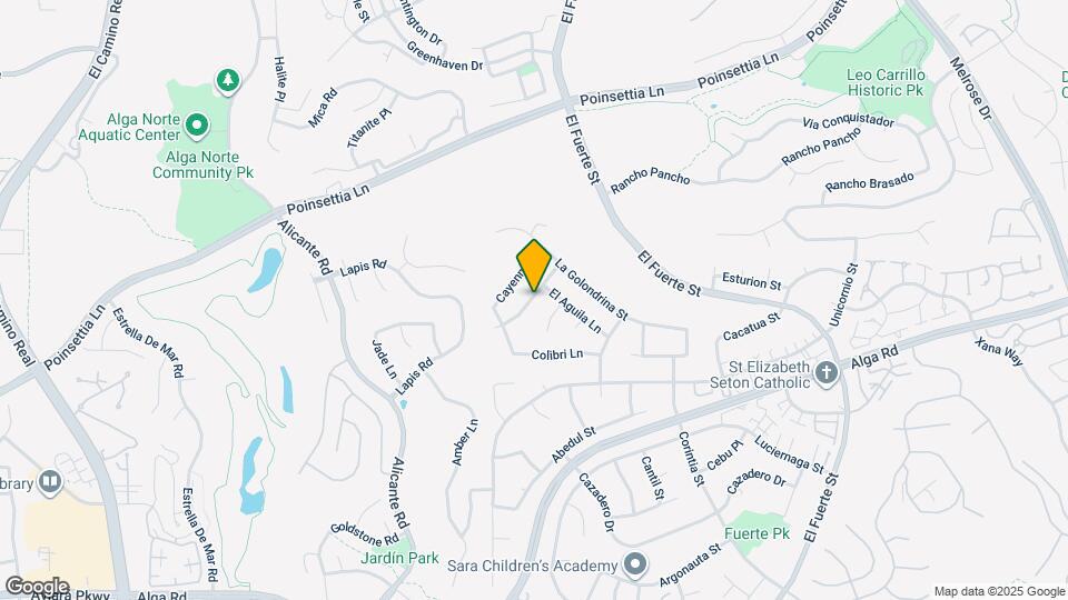 6442 La Paloma St Map and Location Details