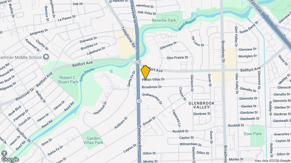 7622-7626 Pecan Villas Dr Map and Location Details