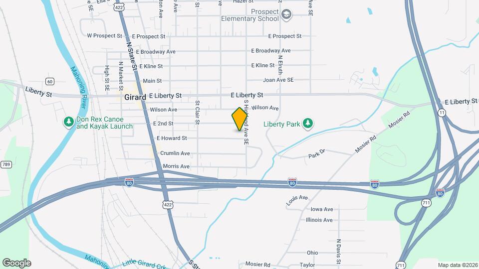 296 E Howard St Map and Location Details