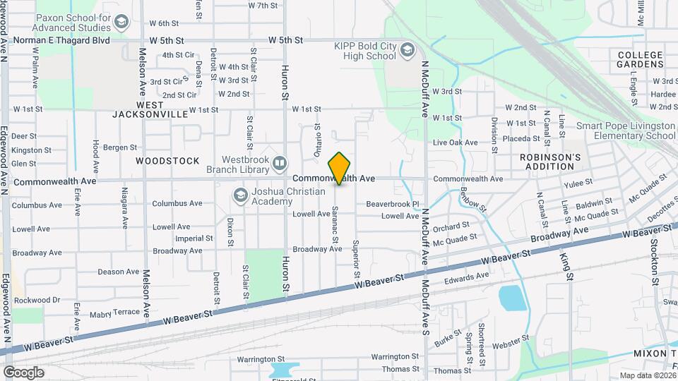 943 Saranac St Map and Location Details