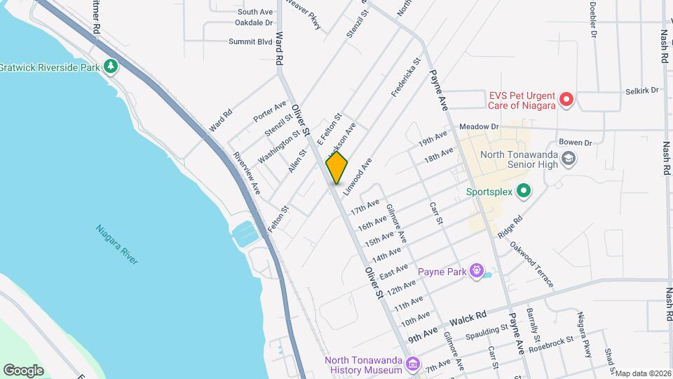 1035 Oliver St Map and Location Details