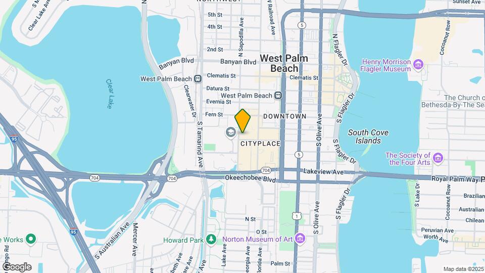 580 S Sapodilla Ave Map and Location Details