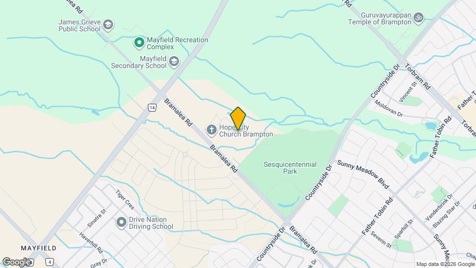 84 Fieldridge Cres Map and Location Details