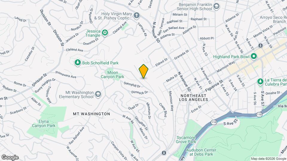 631 Cross Ave Map and Location Details