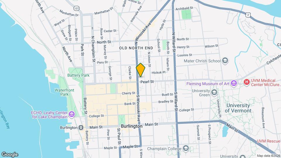 200 Pearl St Map and Location Details