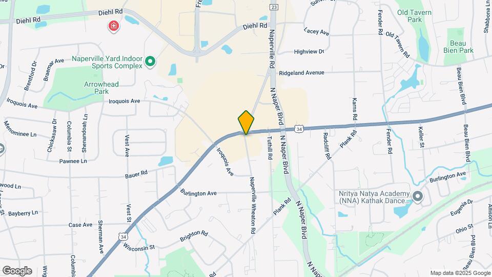 1436 Naperville Wheaton Rd Mapa y Detalles de la Ubicación