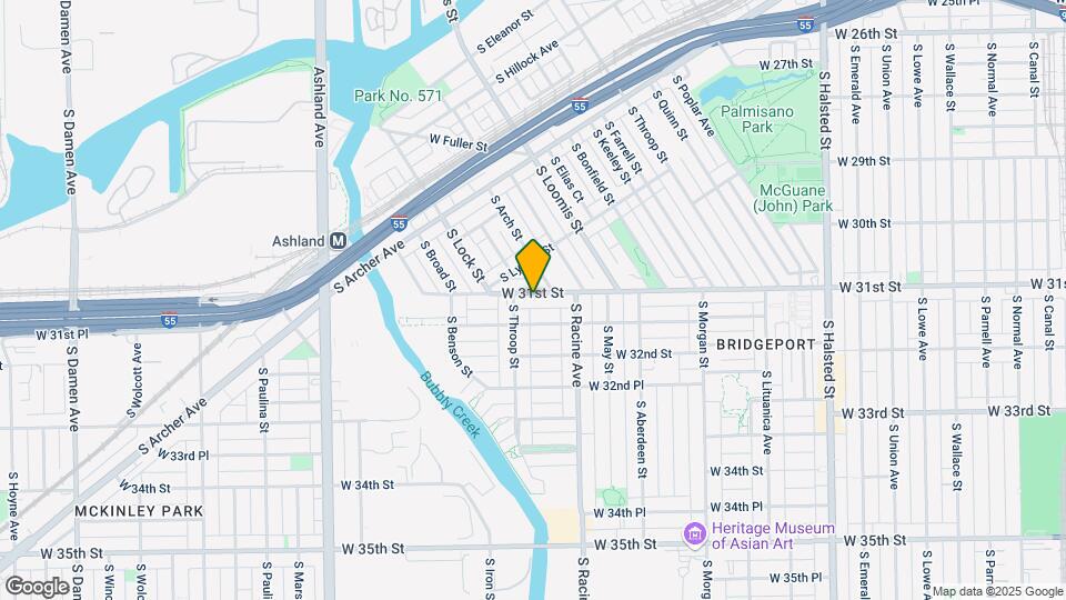 1243 W 31st St Map and Location Details