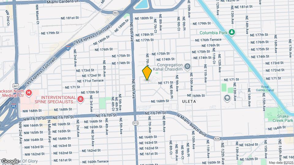 631 NE 171 St Map and Location Details