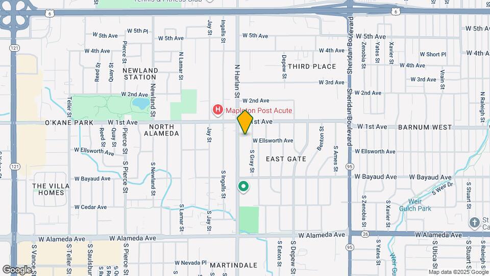 32 N Harlan St Map and Location Details