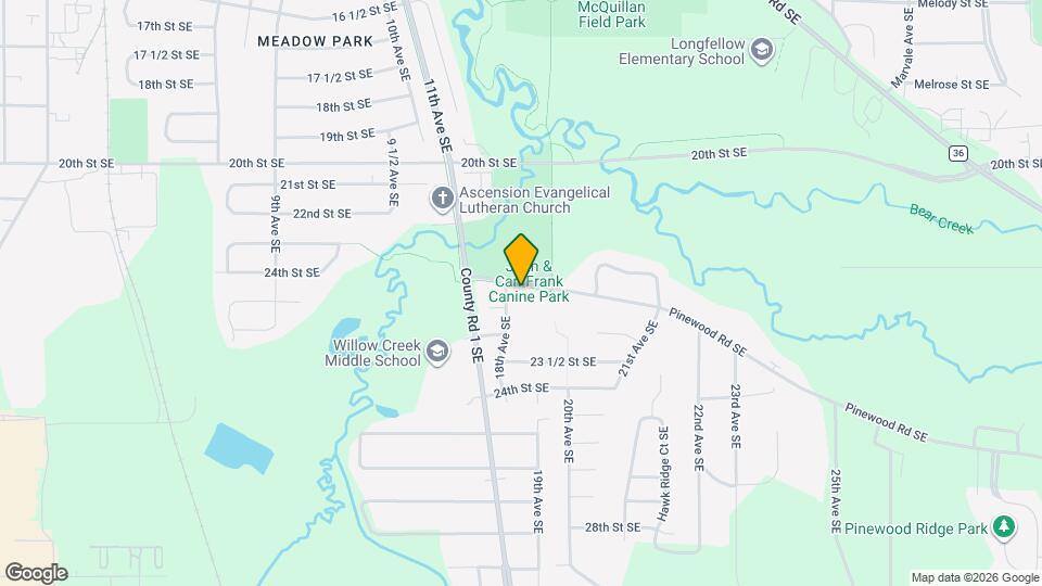 2208 18th Ave SE Map and Location Details