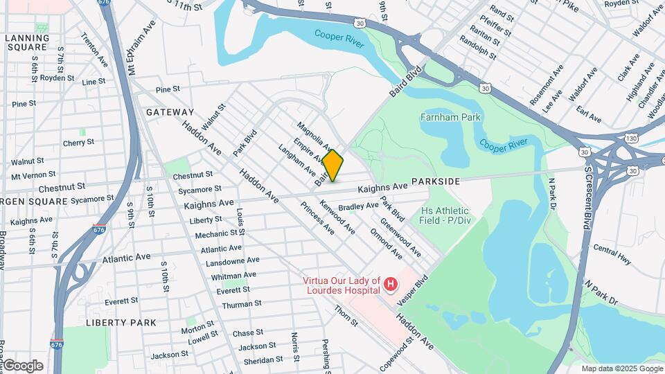 1419 Kaighn Ave, Unit Fl 2 Map and Location Details