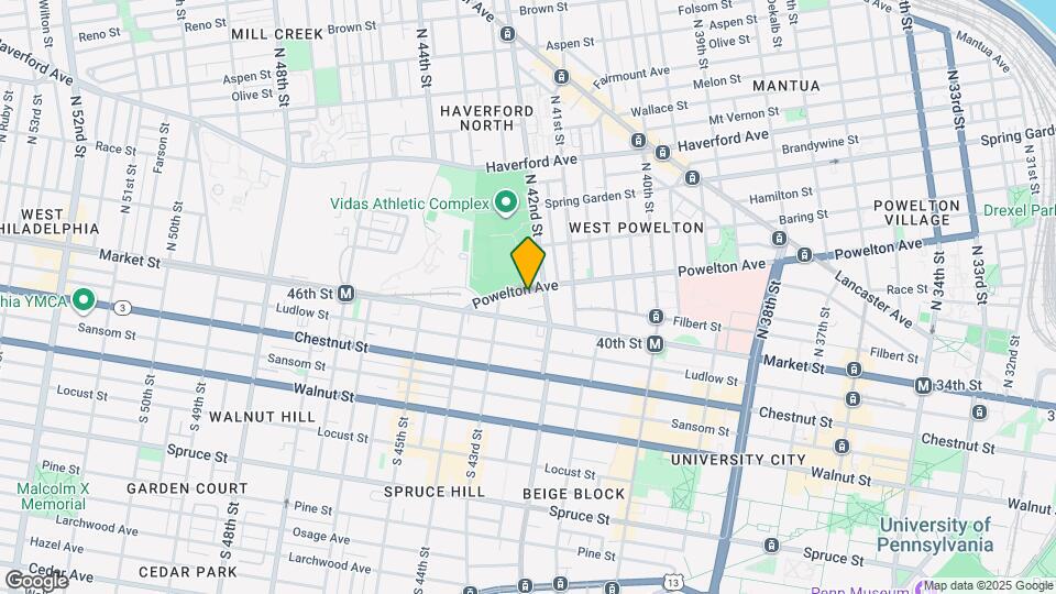 4220 Powelton Ave Mapa y Detalles de la Ubicación