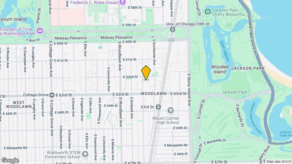6217 S Kenwood Ave Map and Location Details