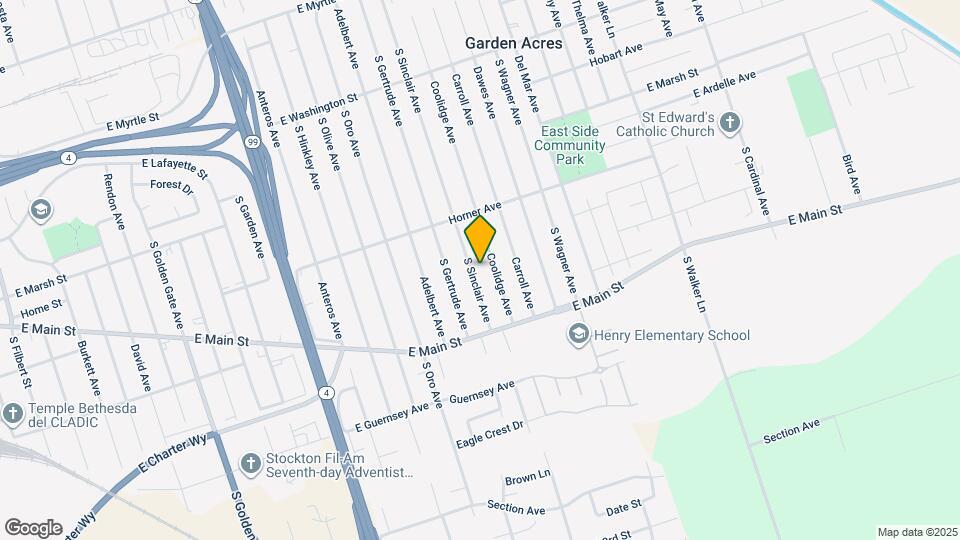 908 S Sinclair Ave Map and Location Details