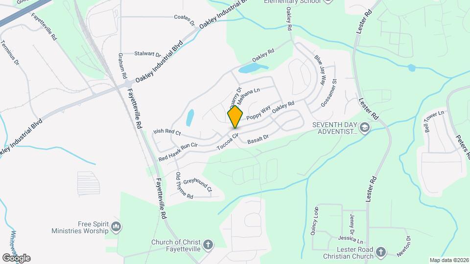 7388 Toccoa Cir Map and Location Details