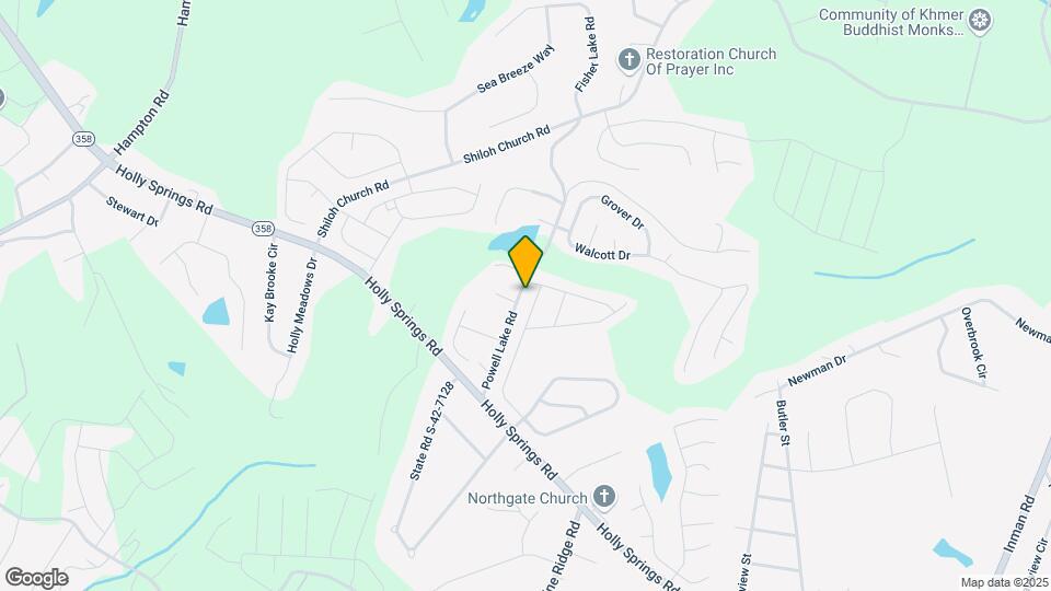 593 Friar Park Ln Map and Location Details