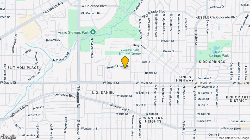 1844 Stevens Bluff Ln Map and Location Details