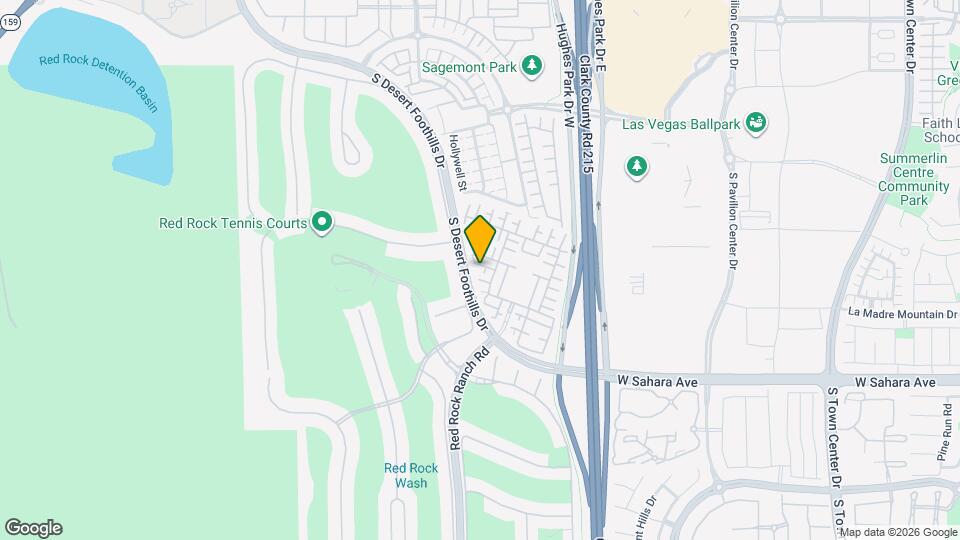 2305 Aragon Canyon St Mapa y Detalles de la Ubicación