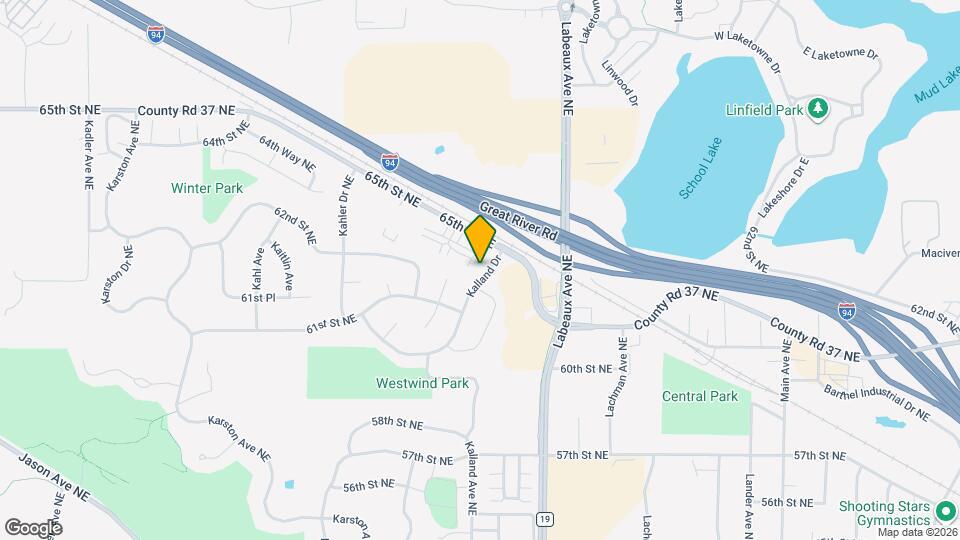 6163 Kalland Dr Map and Location Details