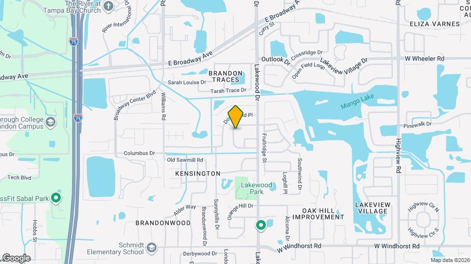 1726 Lk Crst Ave Map and Location Details