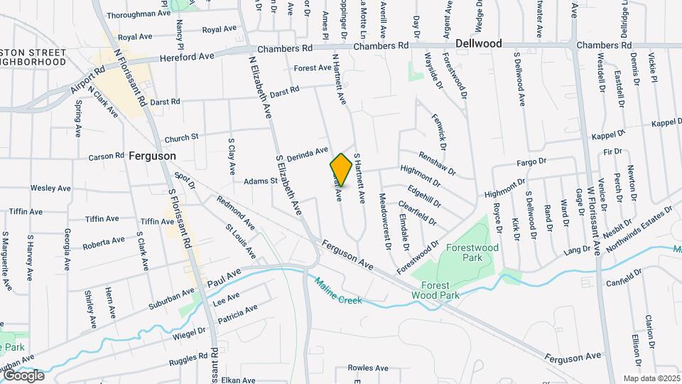 212 S Barat Ave Map and Location Details