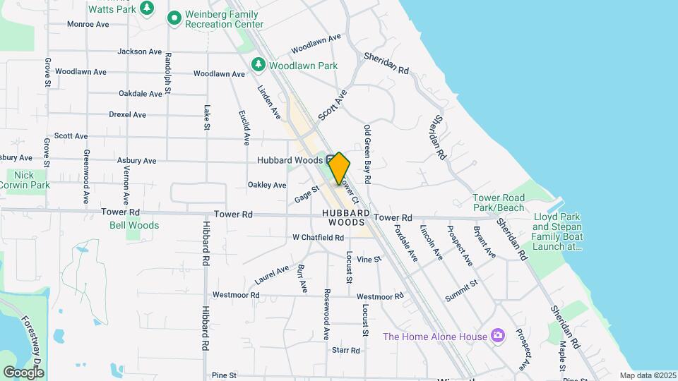 925 Green Bay Rd Map and Location Details