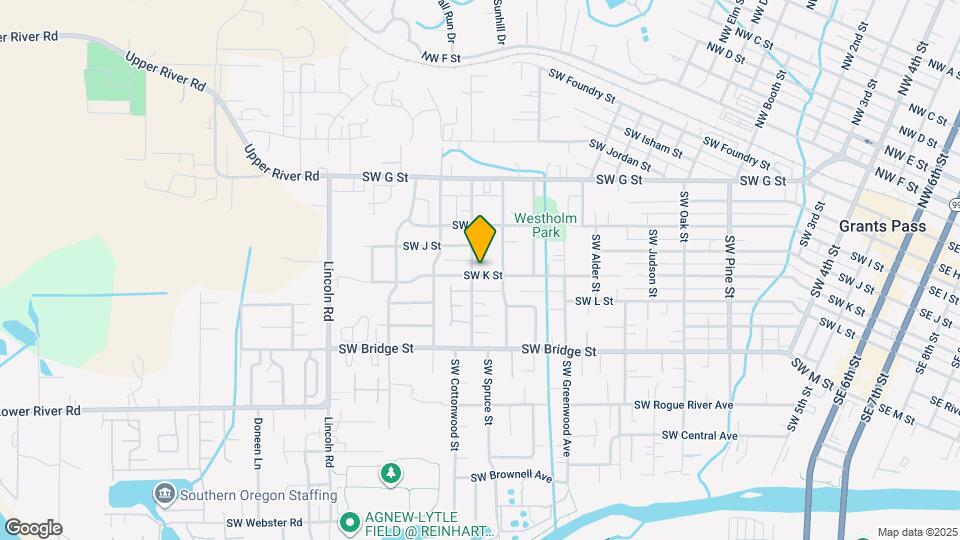 1616 SW K St Map and Location Details