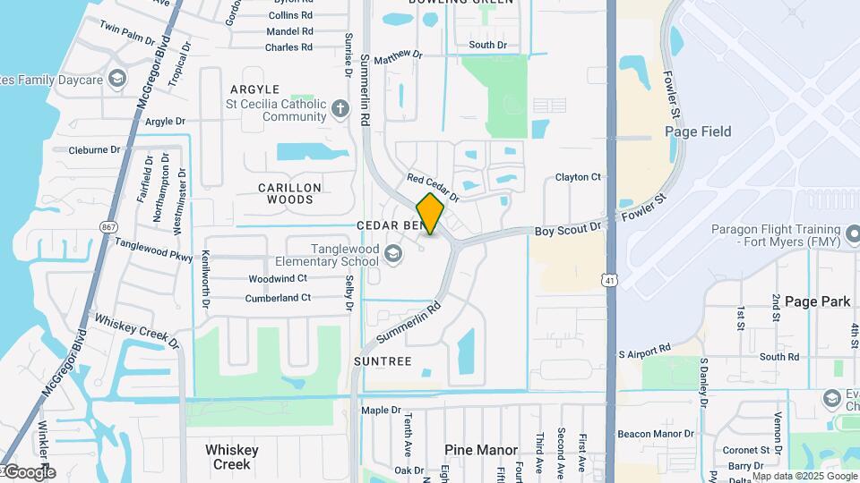 5249 Cedarbend Dr Map and Location Details