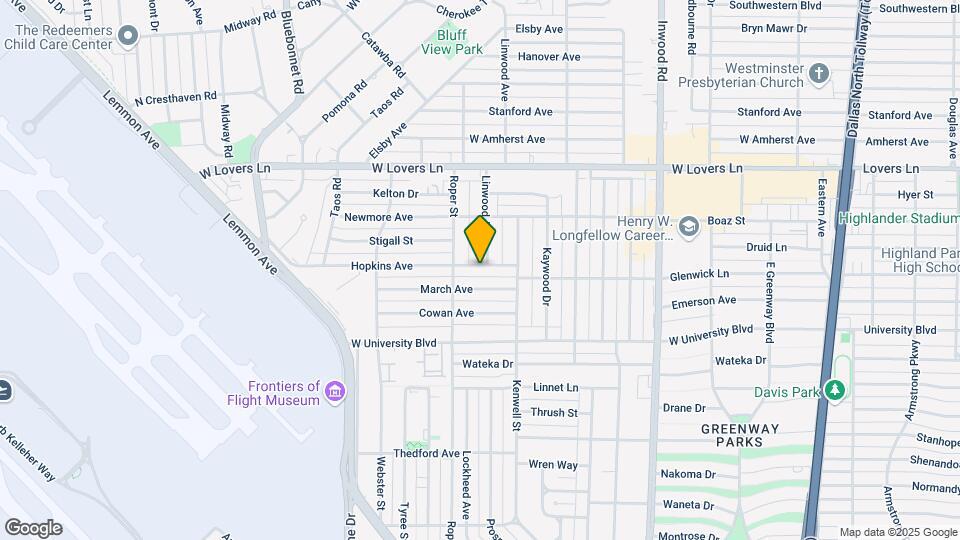 4726 Hopkins Ave Map and Location Details