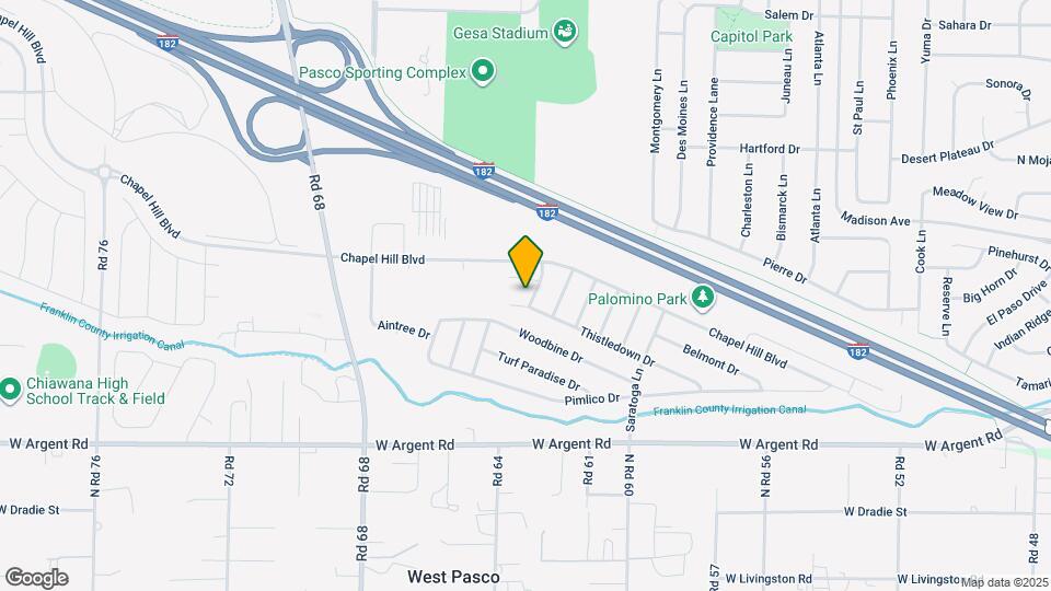 6305 Thistledown Dr Map and Location Details