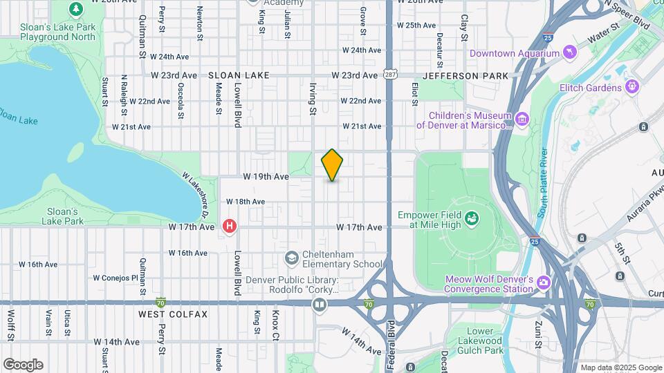 1833 Hooker St Map and Location Details