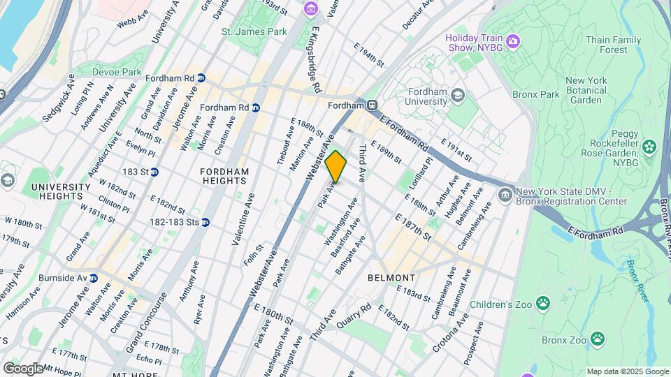 4646 Park Ave Mapa y Detalles de la Ubicación