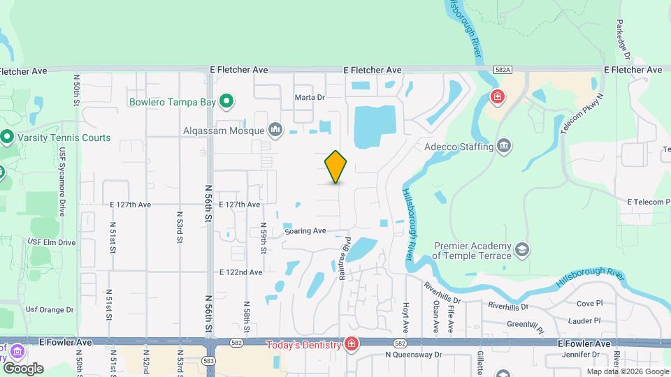 12606 Rain Forest St Map and Location Details