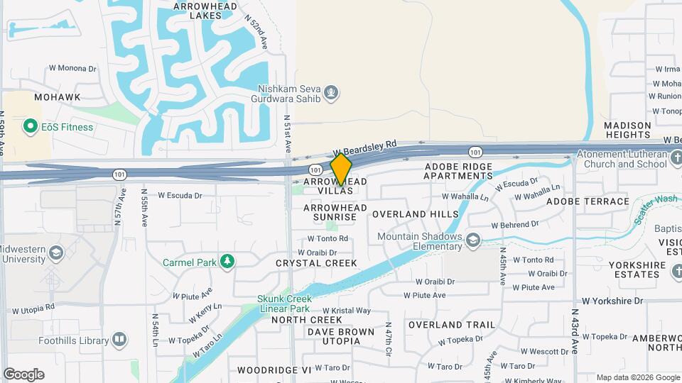 4931 W Escuda Dr Mapa y Detalles de la Ubicación