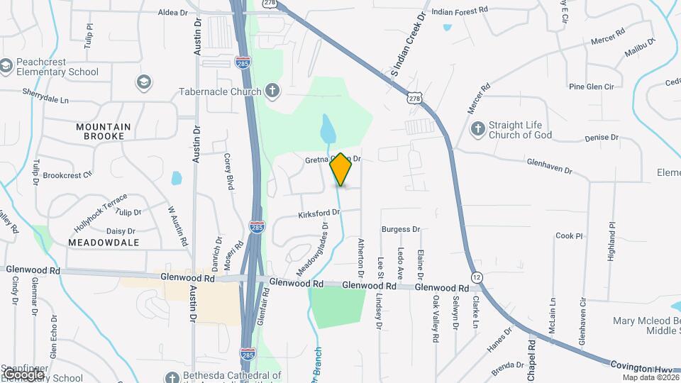 1701 Atherton Cir Map and Location Details