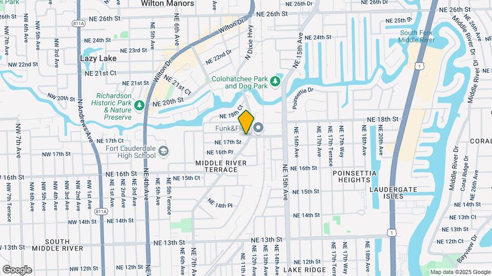 1713 N Dixie Hwy Map and Location Details