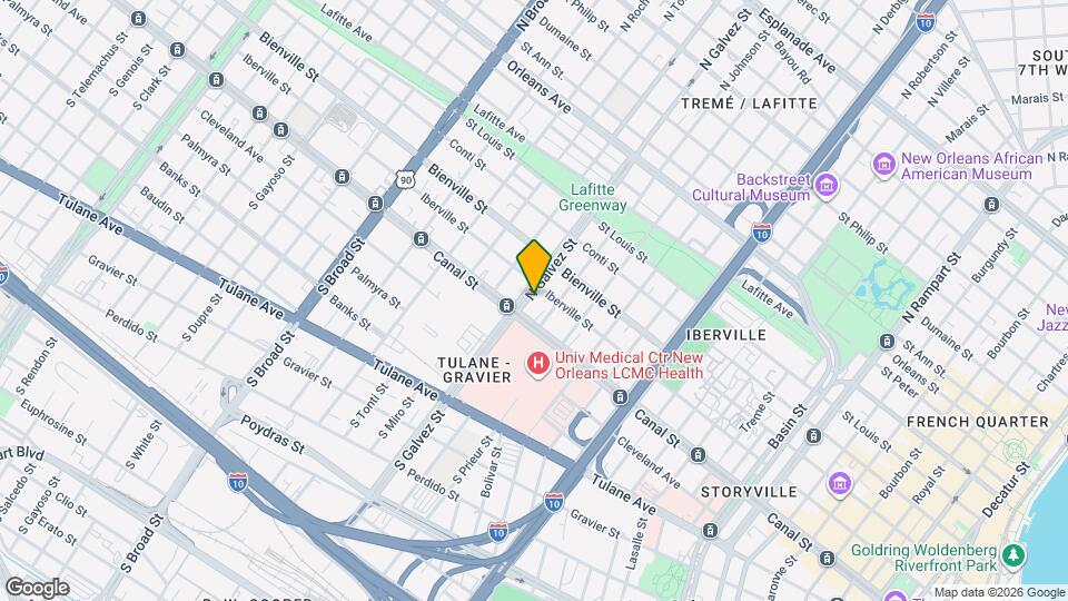 124 N Galvez St, Unit 2 Map and Location Details