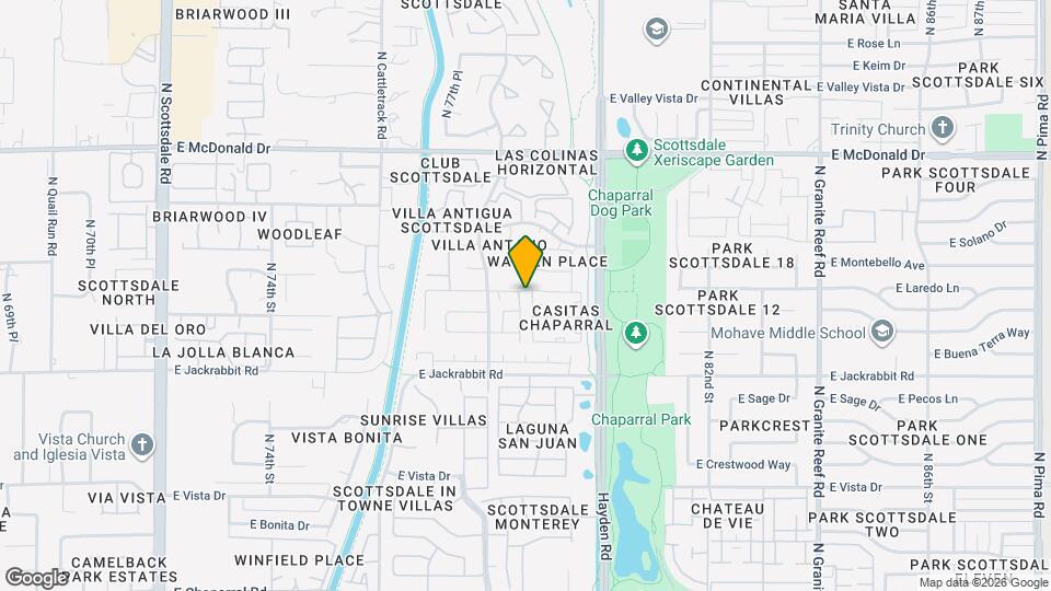 5669 N 78th Way Map and Location Details