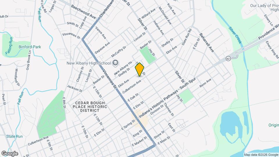 1827 Culbertson Ave Mapa y Detalles de la Ubicación