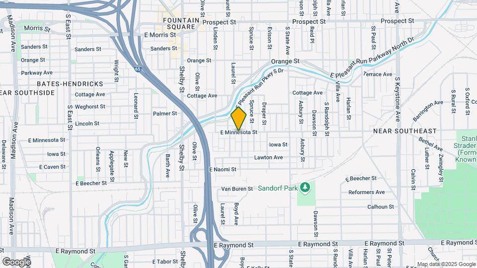 1375 E Minnesota St Map and Location Details