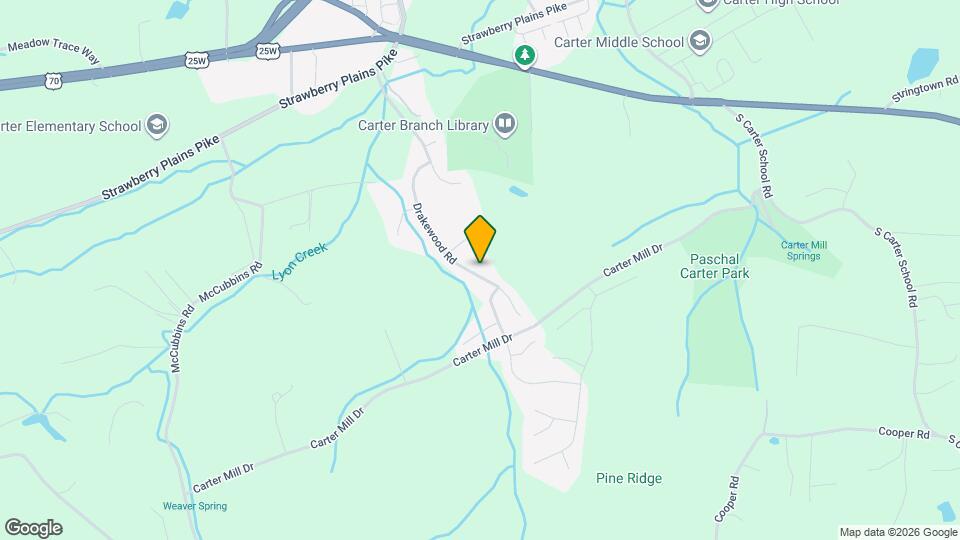 624 Drakewood Rd Map and Location Details