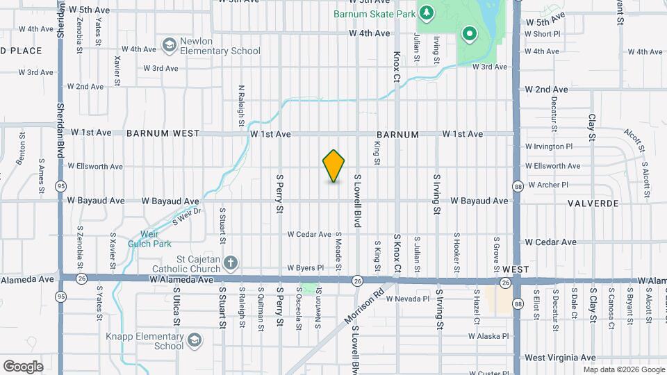 45 S Meade St Map and Location Details