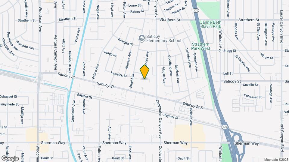 12948 Lull St Map and Location Details