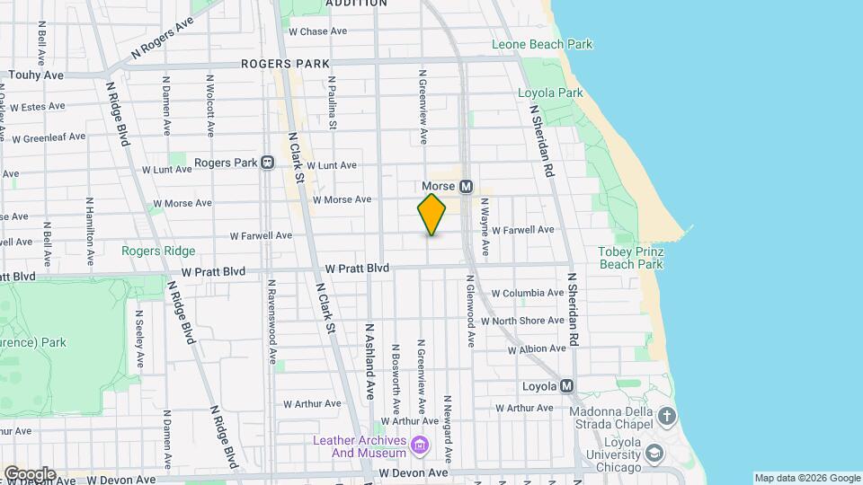 6831 N Greenview Ave, Unit 354 Map and Location Details