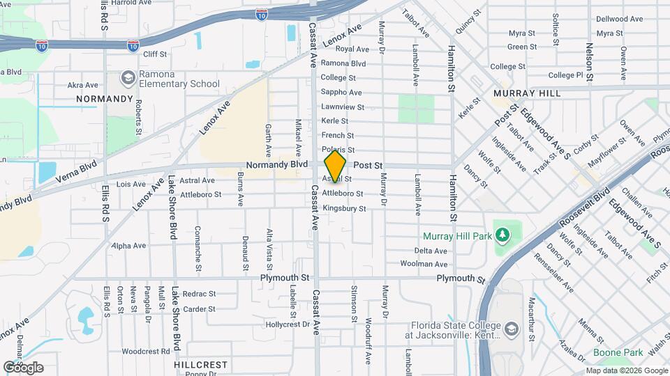4819 Attleboro St Map and Location Details