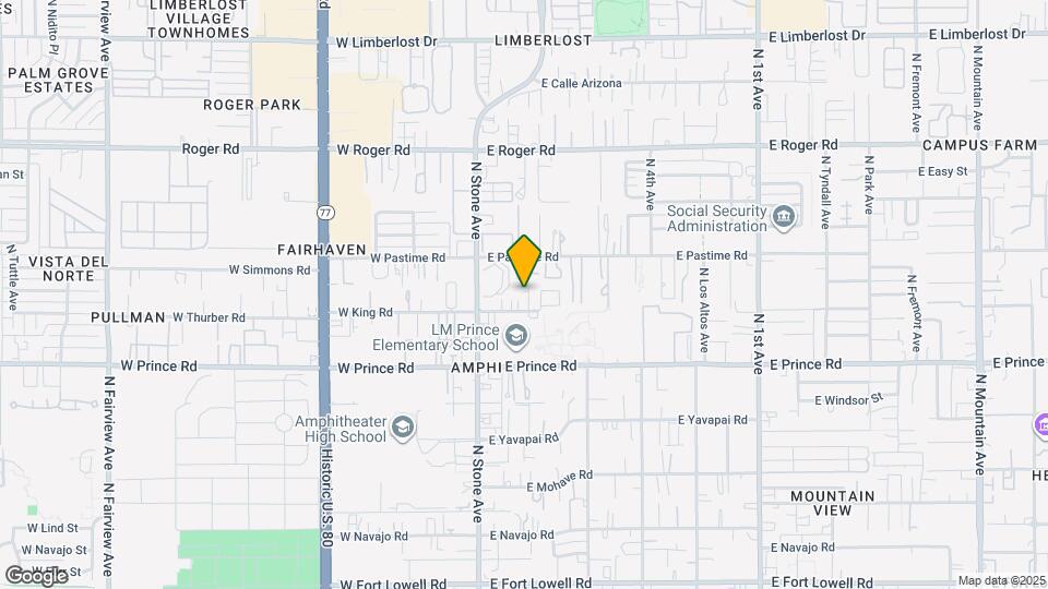 117 E King Rd Map and Location Details