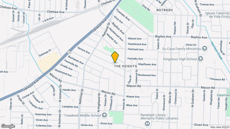 3578 Vernon Ave Map and Location Details